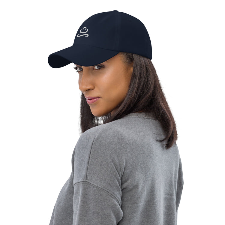 classic-dad-hat-navy-left-side-only-at-jain-yoga-free-shipping