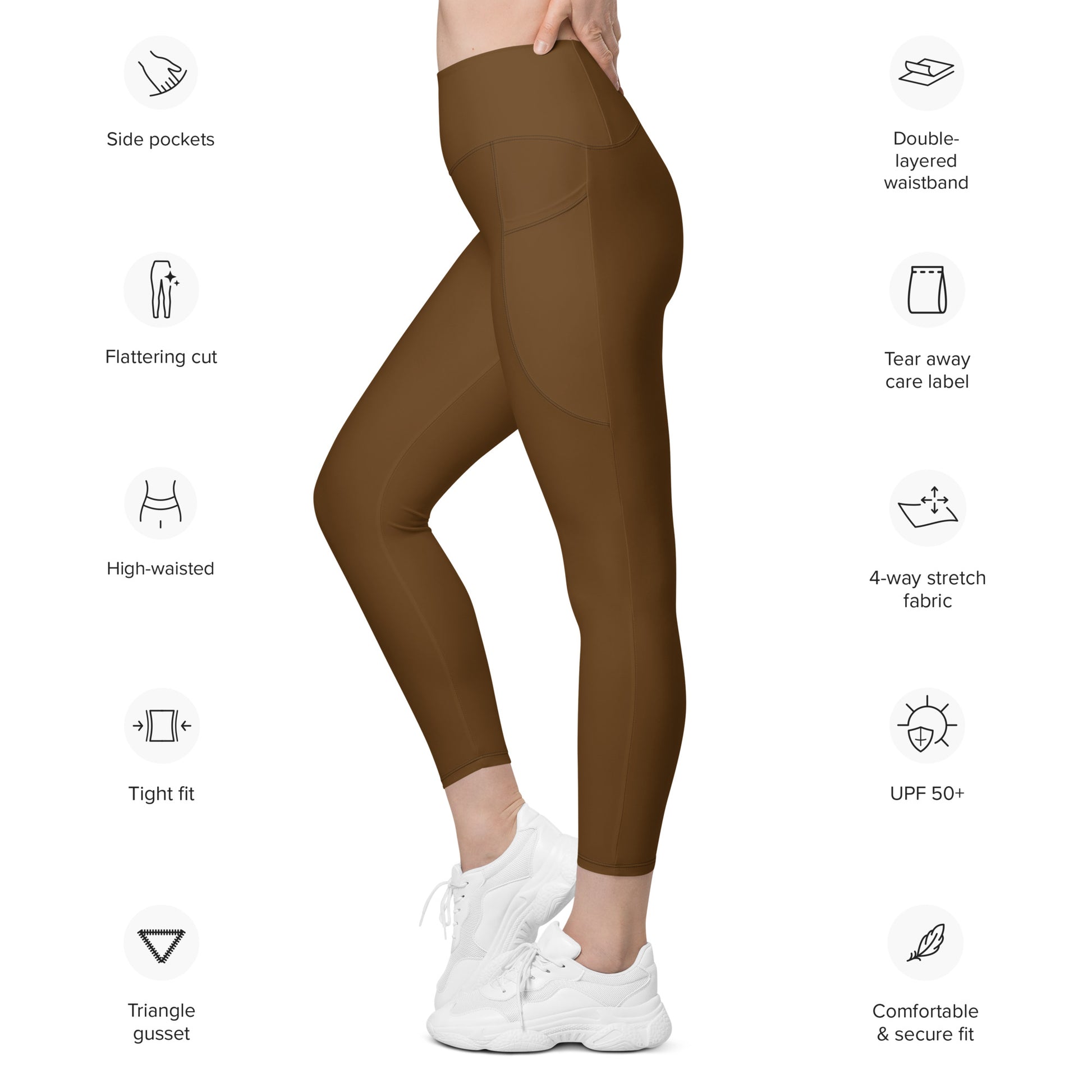 SleekShape High Waist Leggings with pockets Jain Yoga