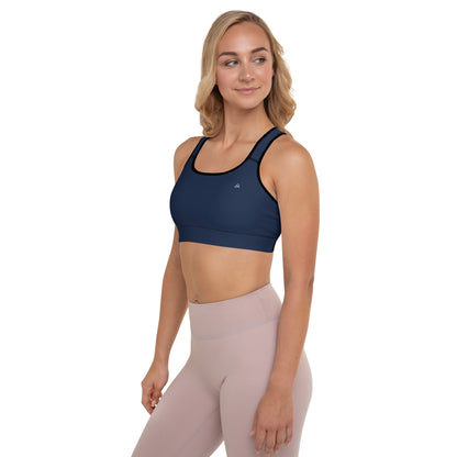 Navy Padded Sports Bra