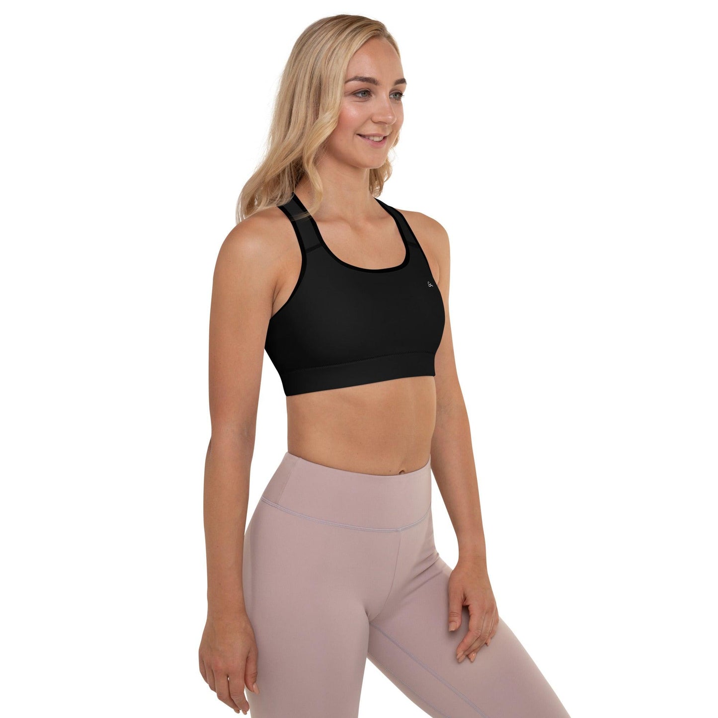 Black Padded Sports Bra