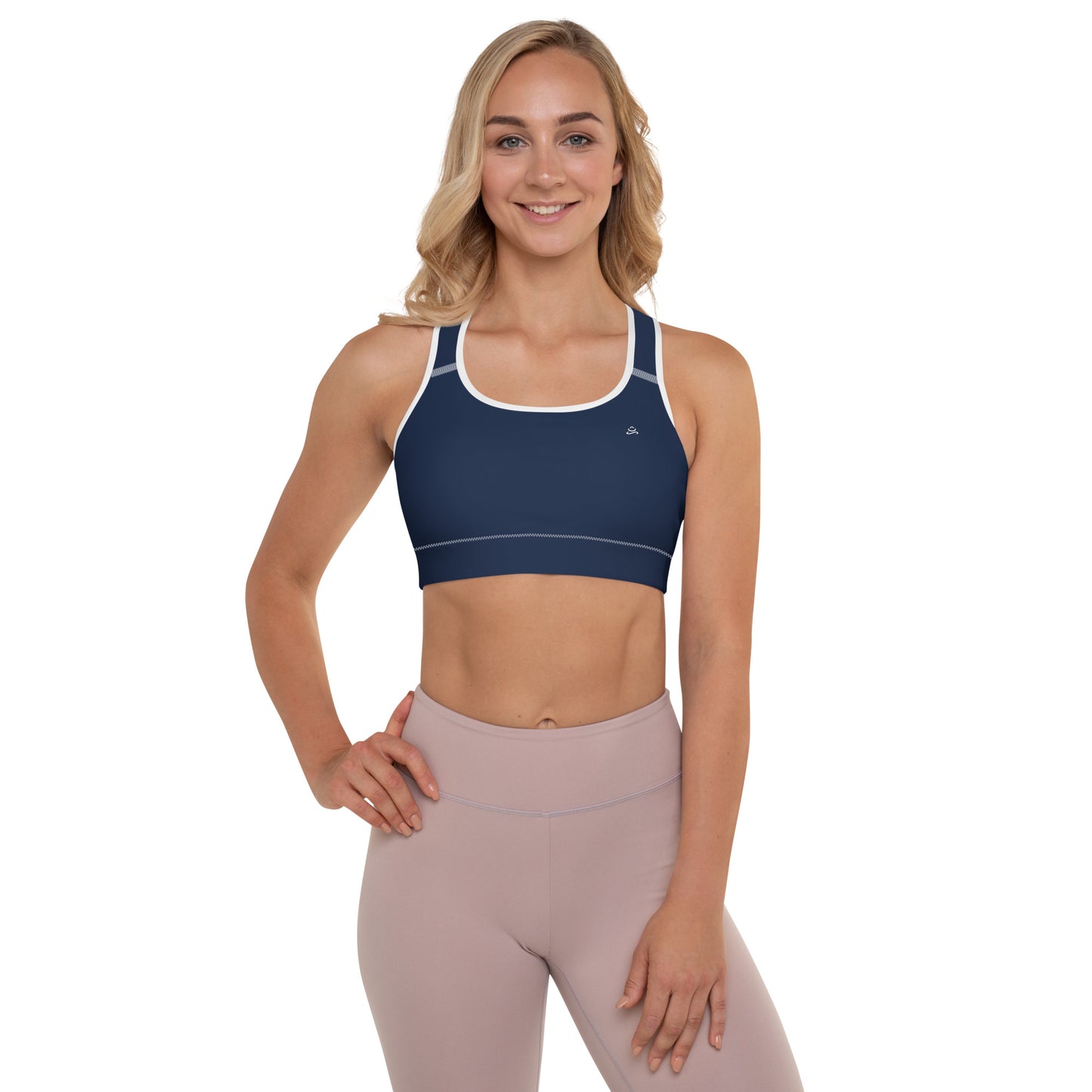 Navy Padded Sports Bra