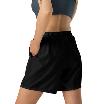 Woman's Black Athletic Long Shorts