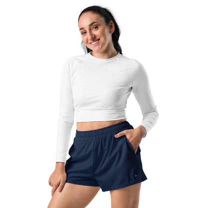 Women's Navy Blue Athletic Shorts