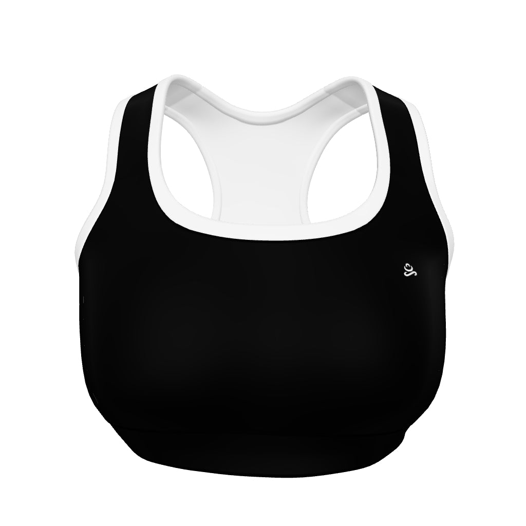 Black Padded Sports Bra