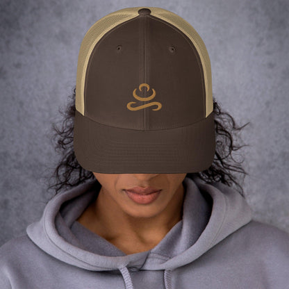 Jain Emblem Trucker Cap Jain Yoga