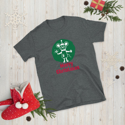 Merry Christmas Mouse T-Shirt Jain Yoga