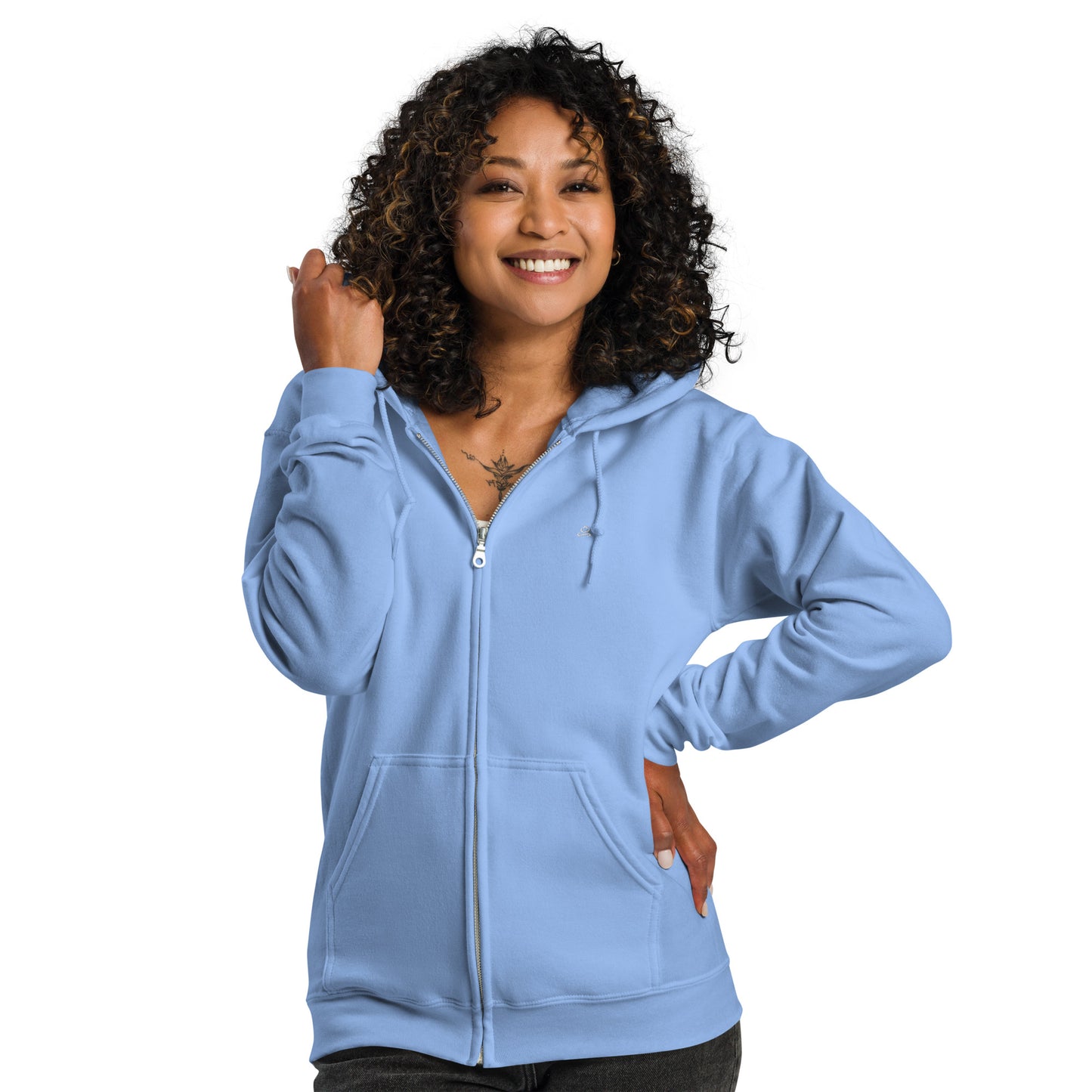 Regular fit heavy blend zip hoodie