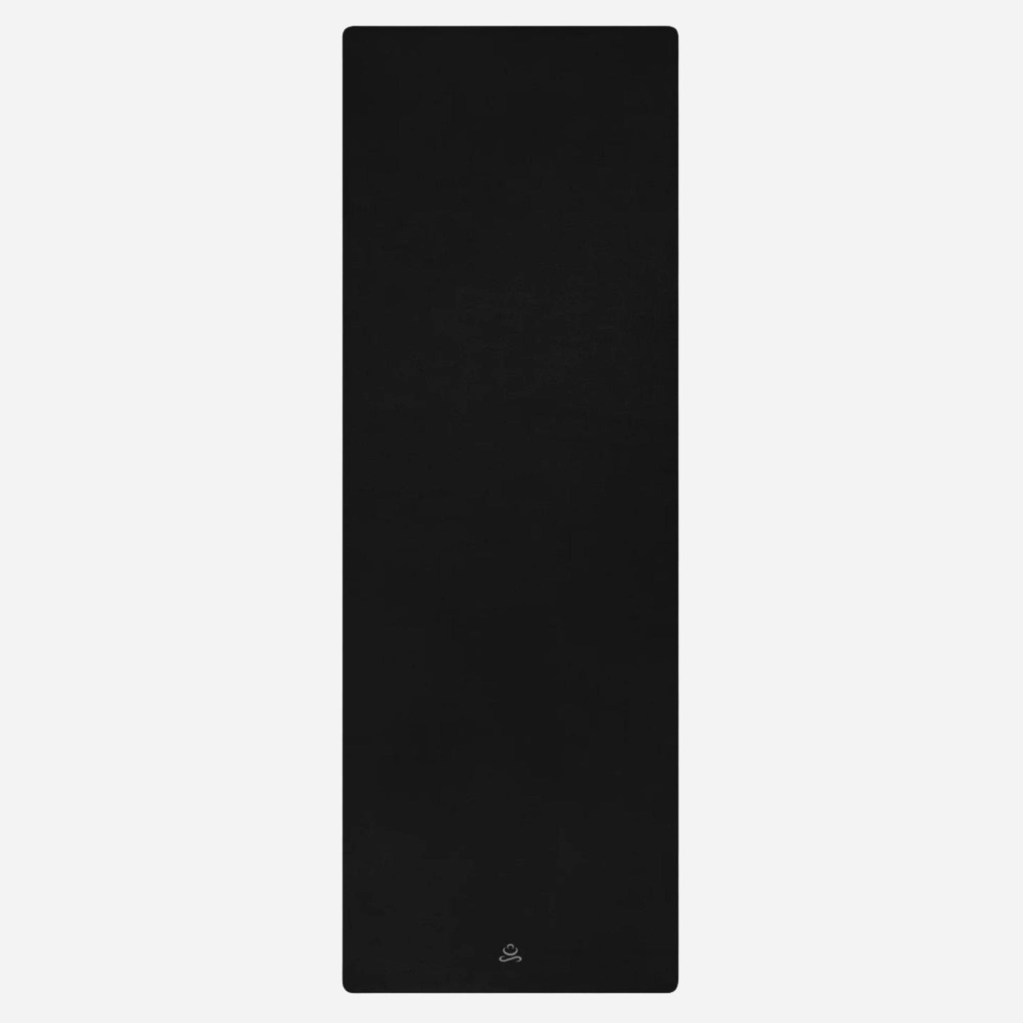 Black Natural rubber Yoga Mat