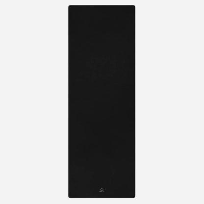 Black Natural rubber Yoga Mat