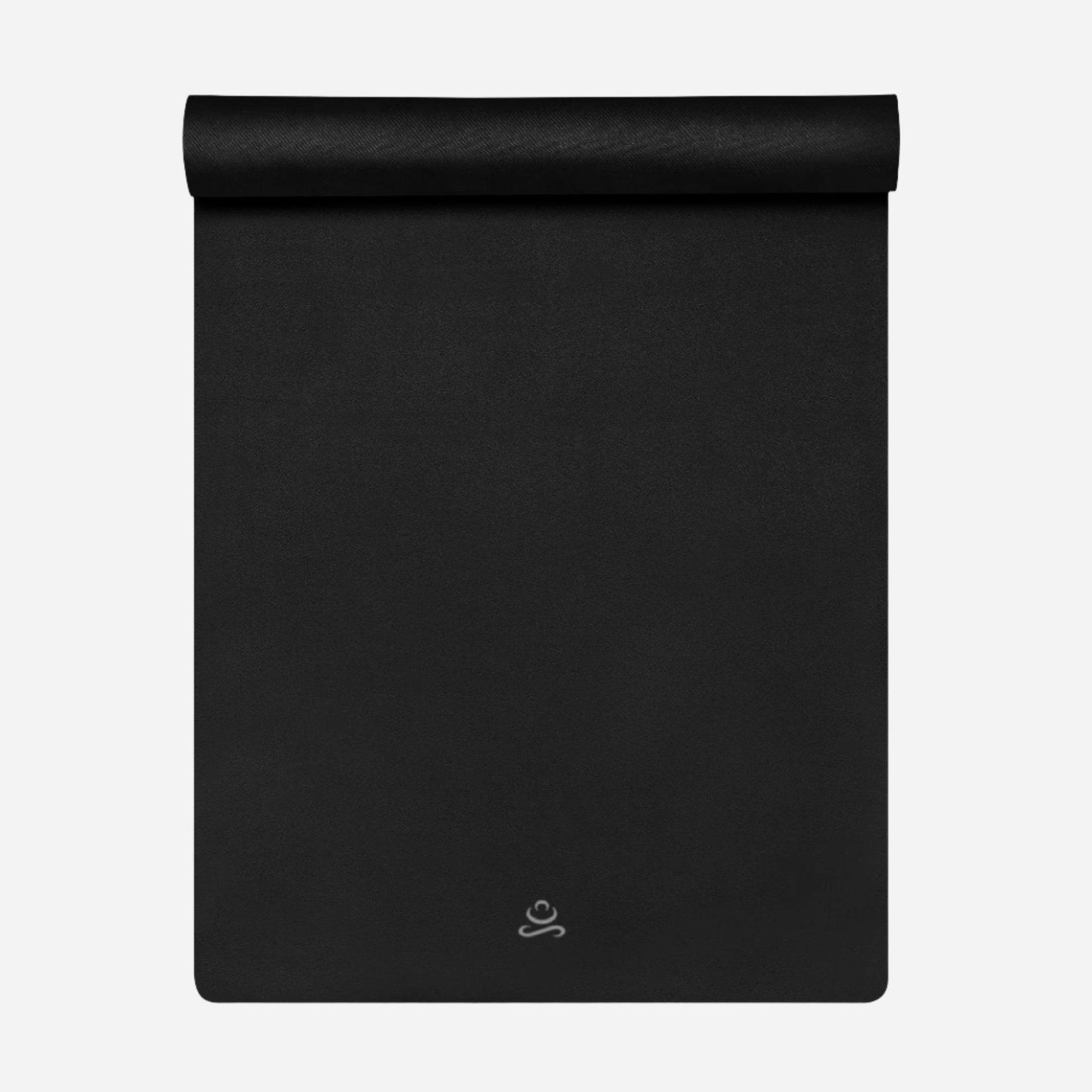 Black Natural rubber Yoga Mat