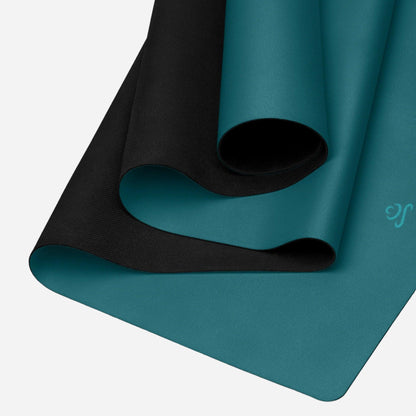 Dark Green Anti-slip Yoga Mat from Natural rubber