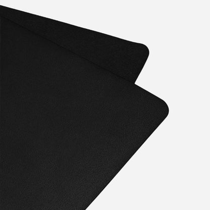 Black Natural rubber Yoga Mat