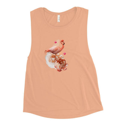 Flamingo Flowy Tank-Jain Yoga-Jain Yoga