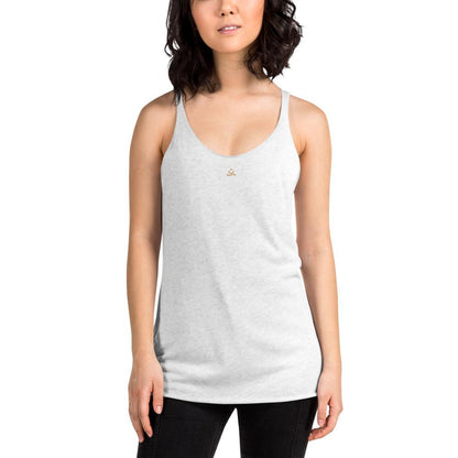 Racerback Tank-Jain Yoga-Heather White-XS-Jain Yoga