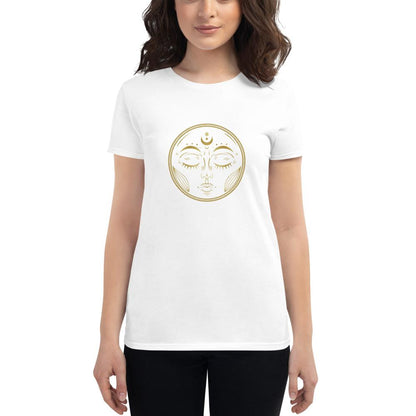 White Sun short sleeve t-shirt by Jain Yoga sold by Jain Yoga
