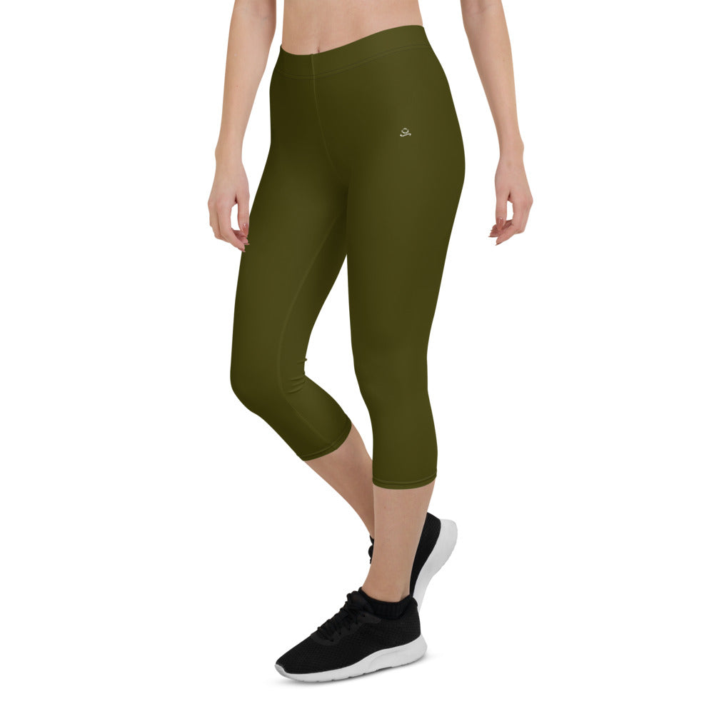 Solid Color Yoga Leggings Workout Pants Women Tights Capri Custom Plain  High Pastel Comfortable Sage M…