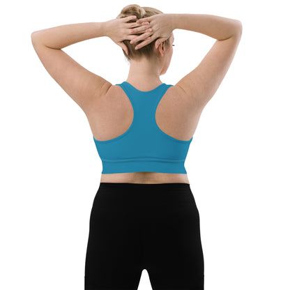  Pelorous Longline sports bra by Long-line Women's High Impact Sports Bra sold by Jain Yoga