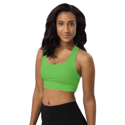  Jain Kelly Green by Long-line Women's High Impact Sports Bra sold by Jain Yoga