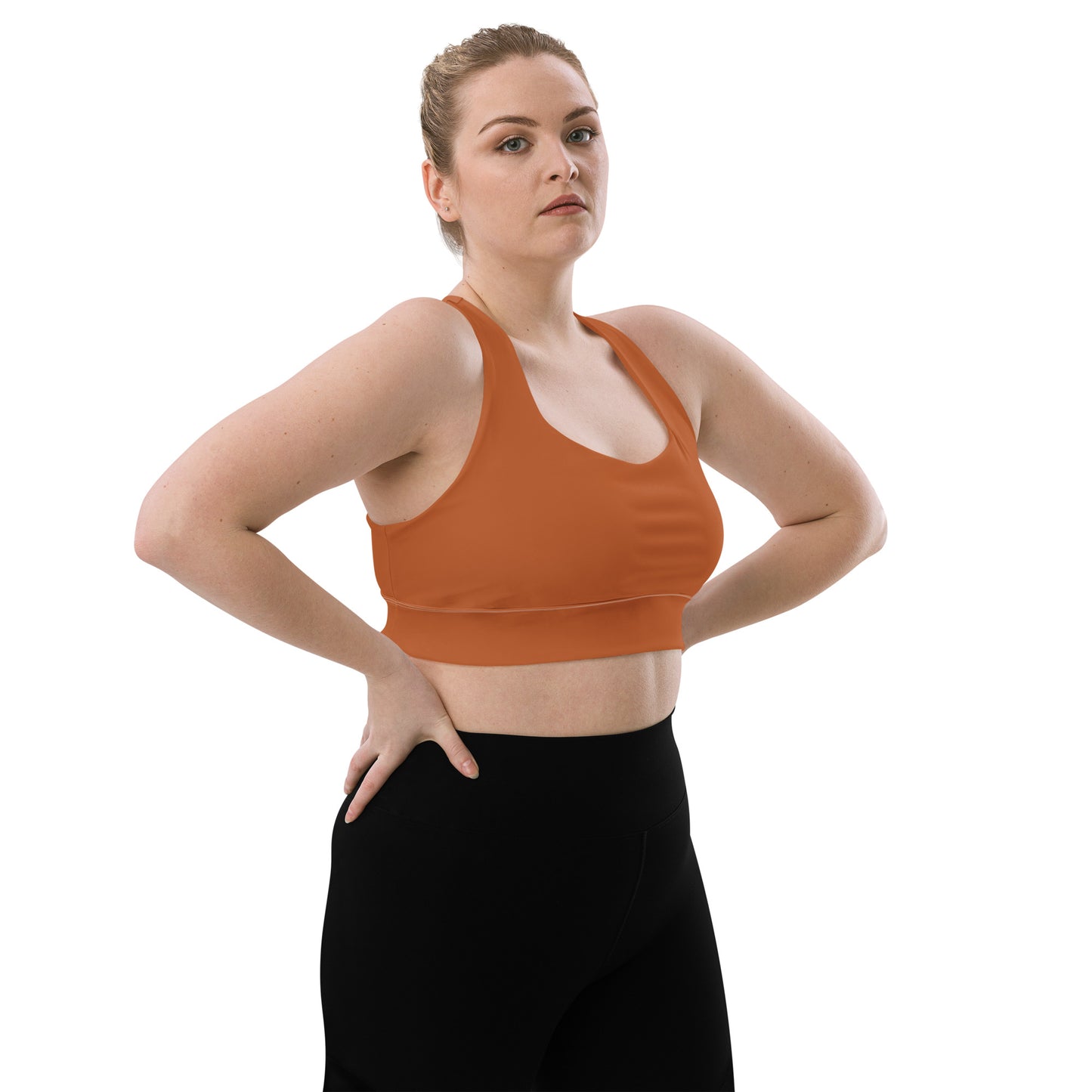  Tenne Longline sports bra by Long-line Women's High Impact Sports Bra sold by Jain Yoga