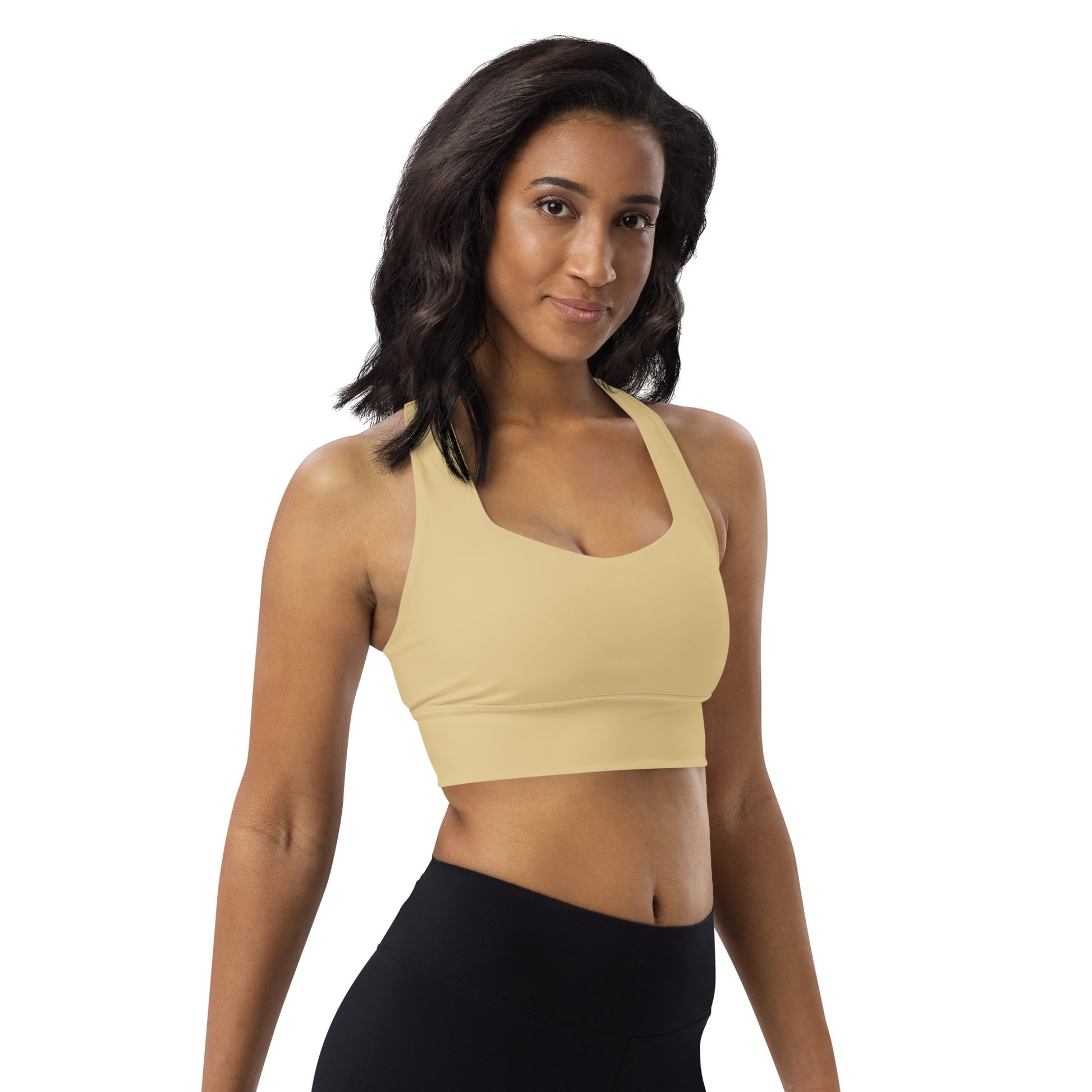  New Orleans Longline Women's High Impact Sports Bra by Long-line Women's High Impact Sports Bra sold by Jain Yoga
