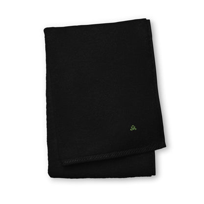 Black Kiwi Green Premium Turkish cotton towel by Jain Yoga sold by Jain Yoga