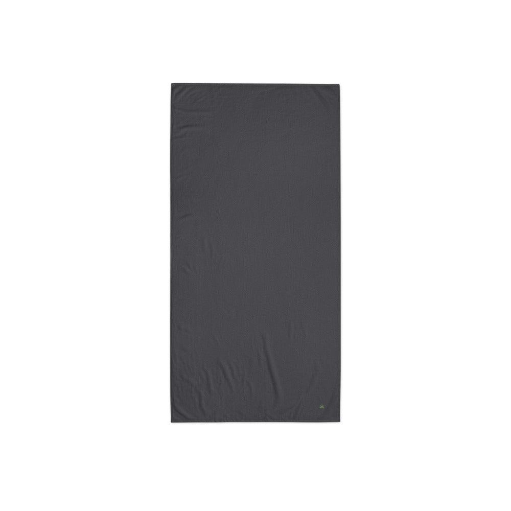 Black Kiwi Green Premium Turkish cotton towel by Jain Yoga sold by Jain Yoga