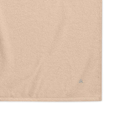 Sand Grey Premium Turkish cotton towel by Jain Yoga sold by Jain Yoga