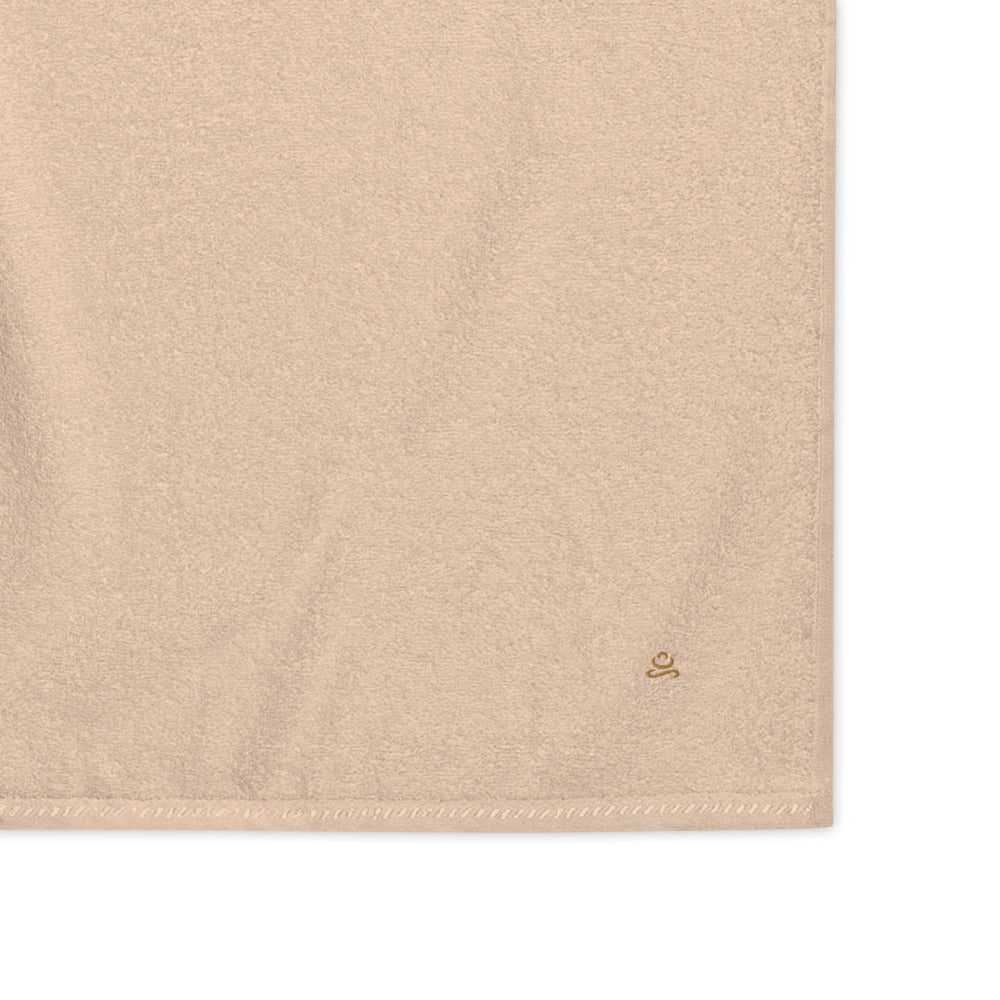 Sand Old Gold Premium Turkish cotton towel by Jain Yoga sold by Jain Yoga