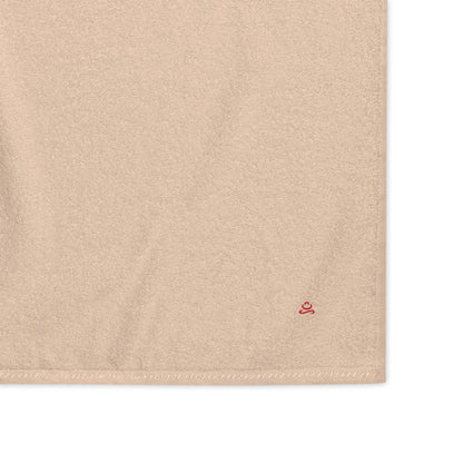 Sand Red Premium Turkish cotton towel by Jain Yoga sold by Jain Yoga