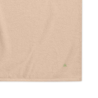 Sand Kiwi Green Premium Turkish cotton towel by Jain Yoga sold by Jain Yoga