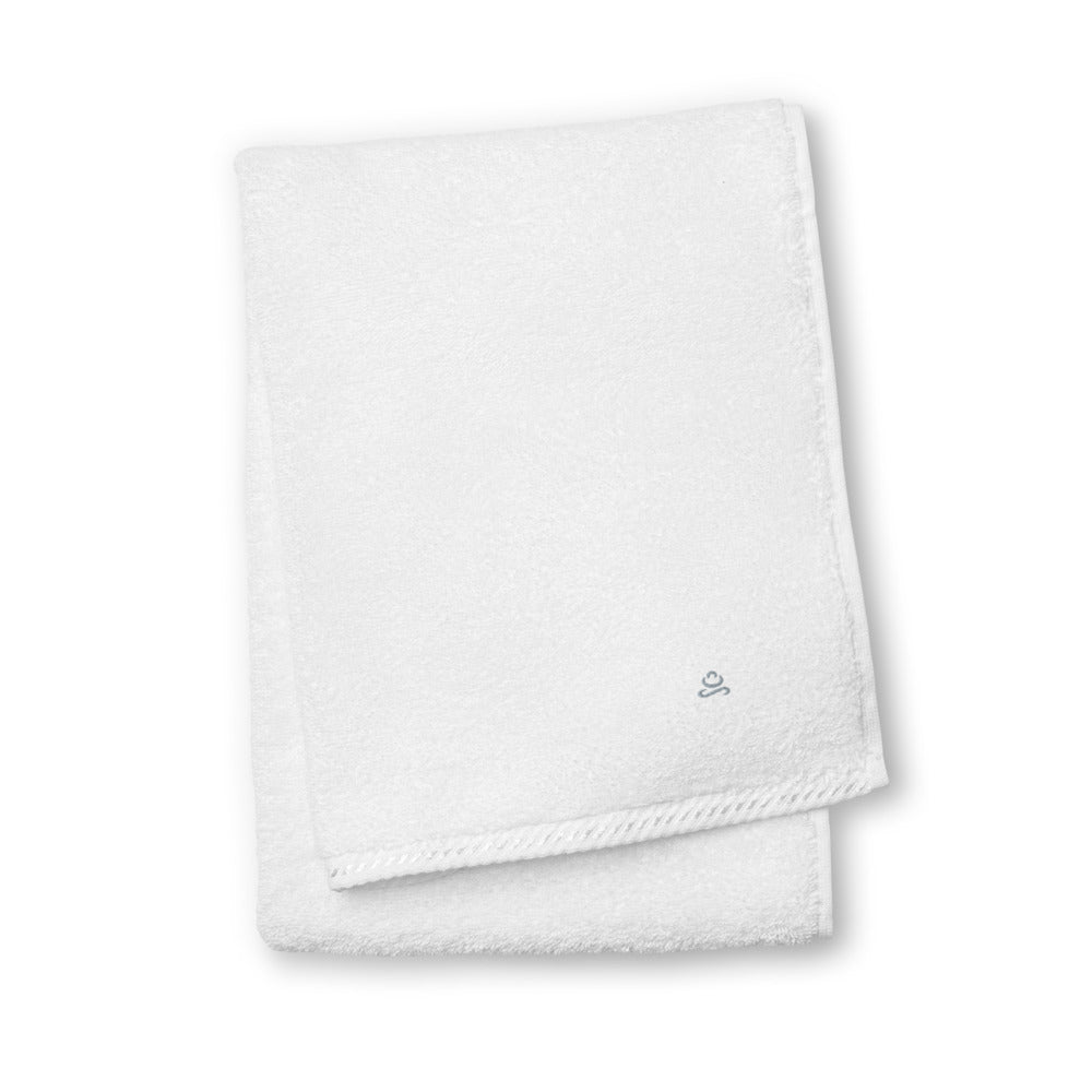 Black Grey Premium Turkish cotton towel by Jain Yoga sold by Jain Yoga