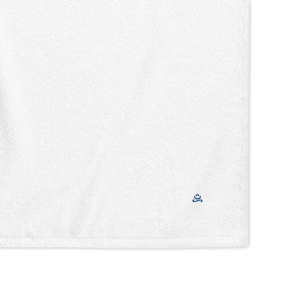 White Royal Premium Turkish cotton towel by Jain Yoga sold by Jain Yoga