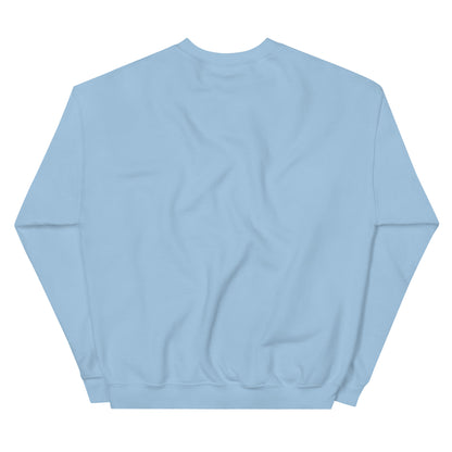 Light Blue Women's Cotton Sweatshirt by Women's Cotton Sweatshirt sold by Jain Yoga