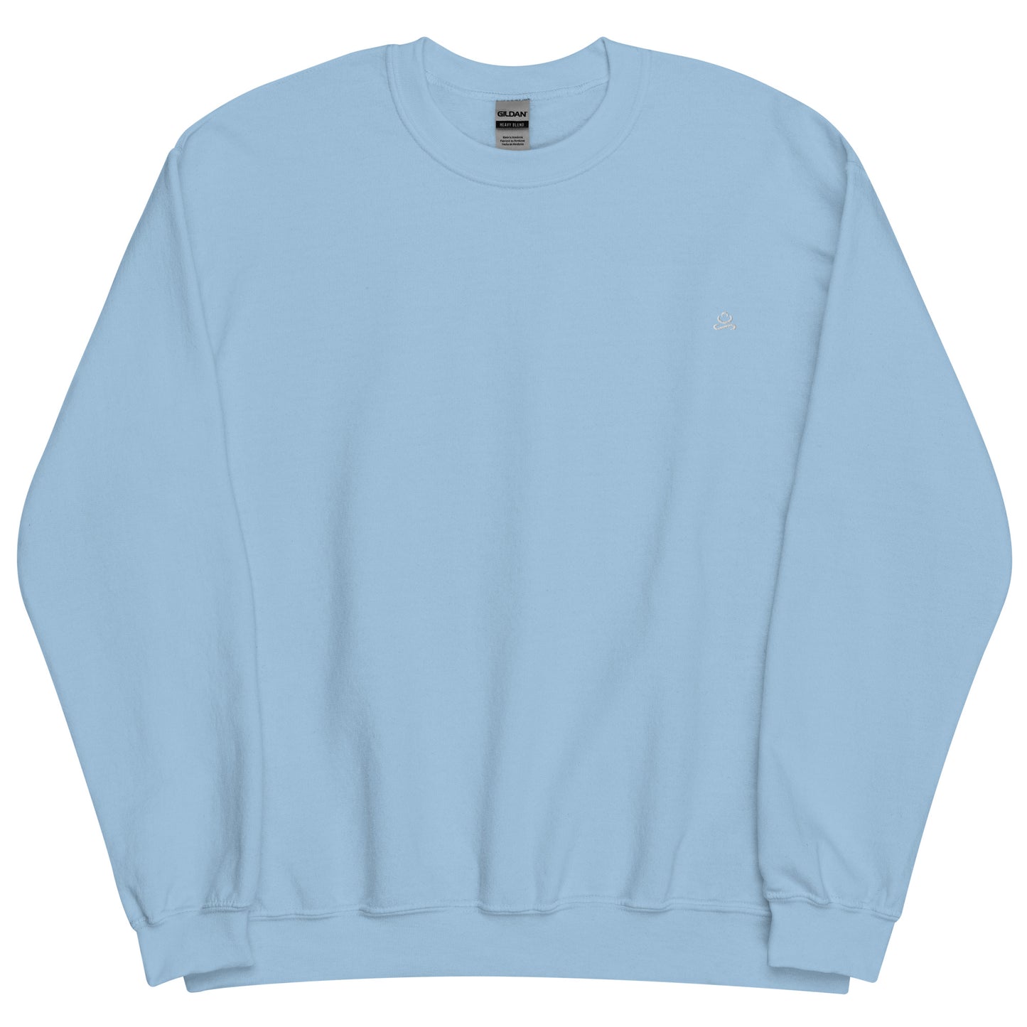 Light Blue Women's Cotton Sweatshirt by Women's Cotton Sweatshirt sold by Jain Yoga