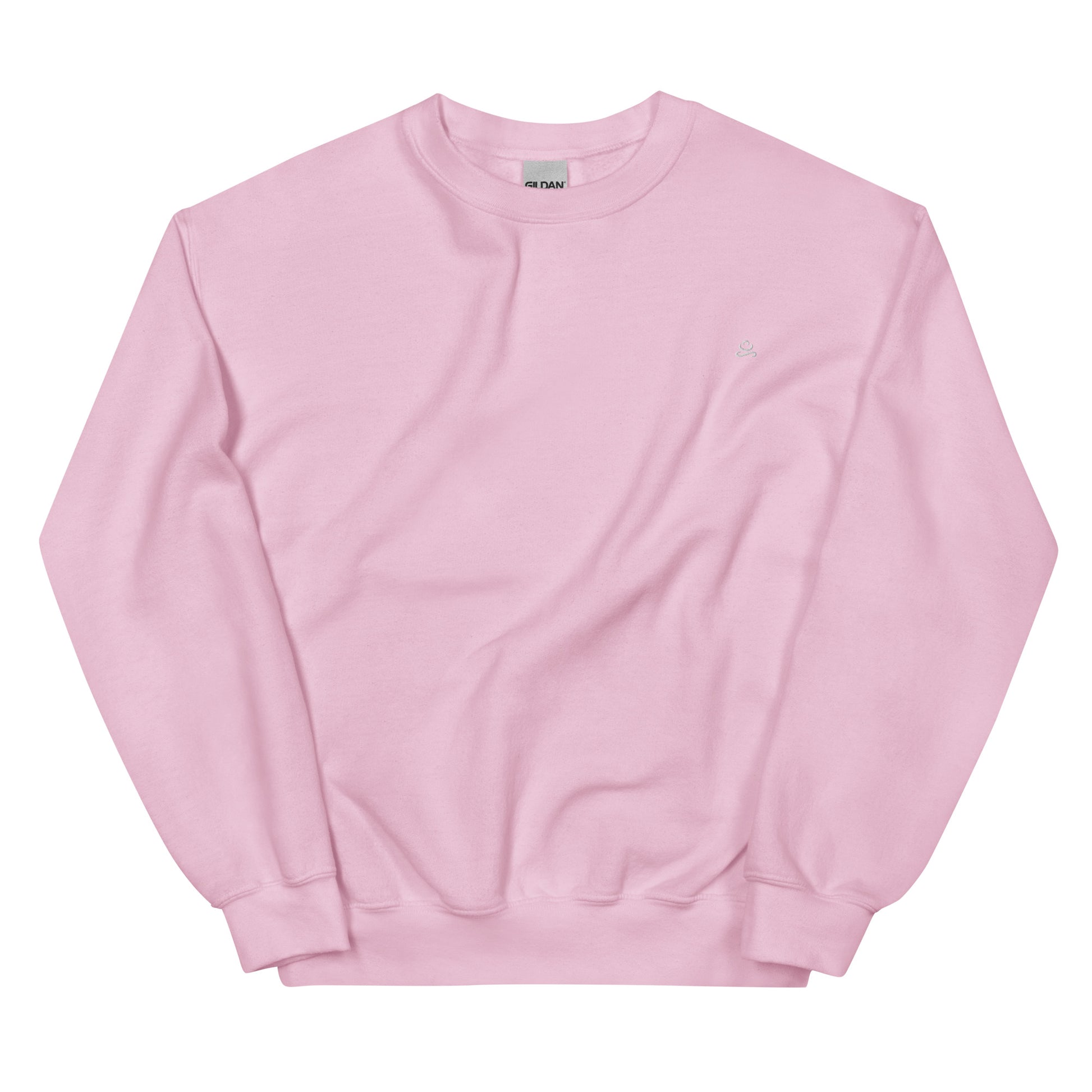 Light Pink Women's Cotton Sweatshirt by Women's Cotton Sweatshirt sold by Jain Yoga