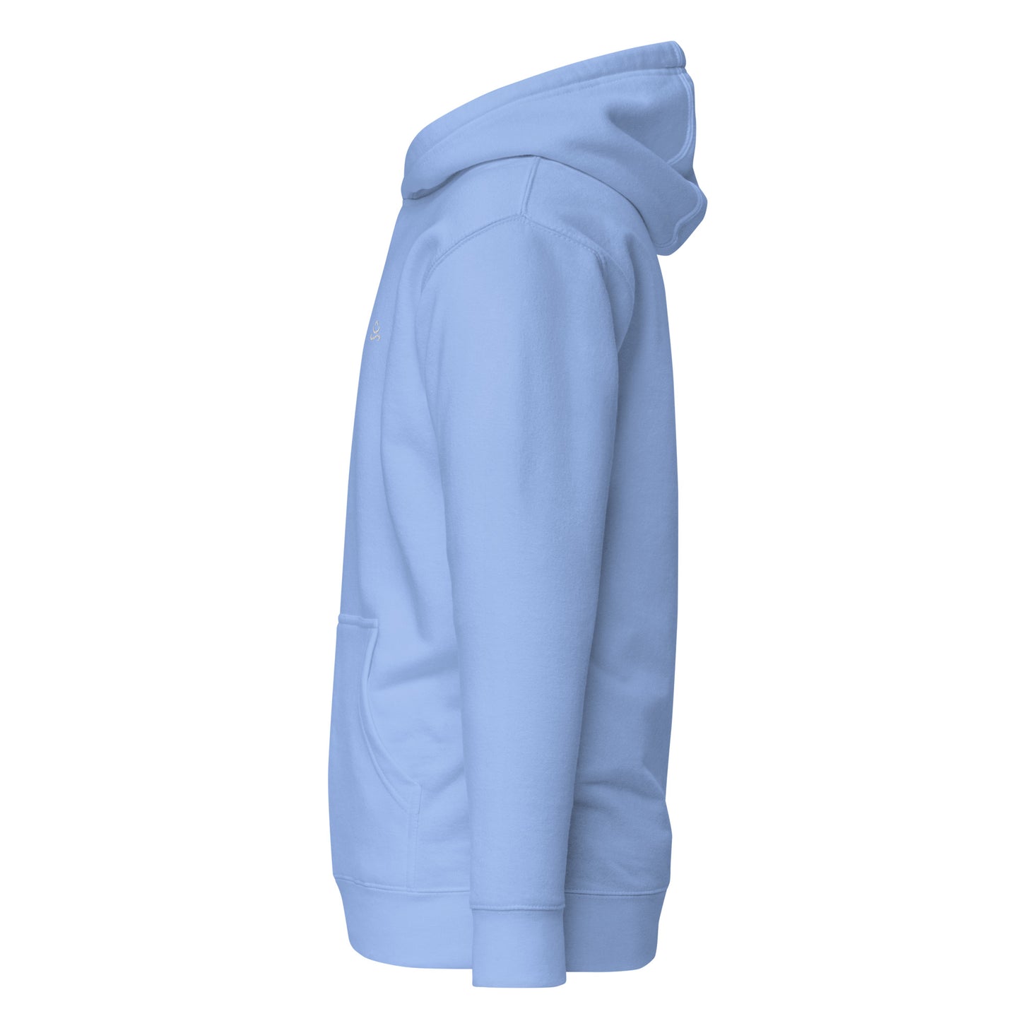 Carolina Blue Women's Cotton Hoodie by Women's Cotton Hoodie sold by Jain Yoga
