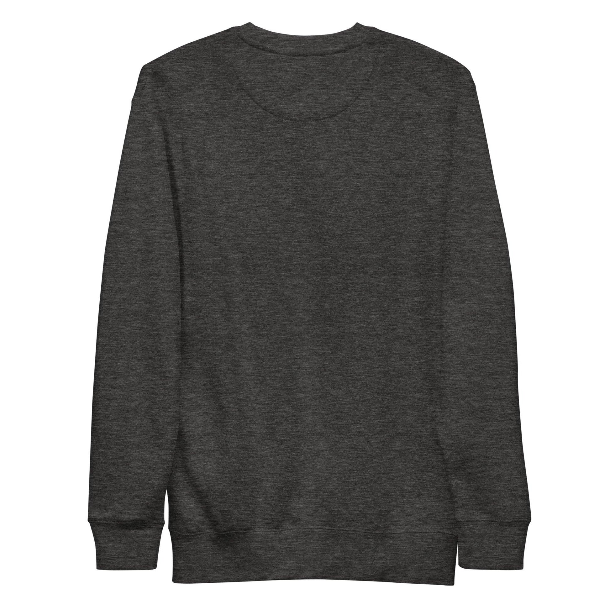 Charcoal Heather Women's Premium Cotton Sweatshirt by Women's Premium Cotton Sweatshirt sold by Jain Yoga