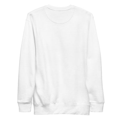 White Women's Premium Cotton Sweatshirt by Women's Premium Cotton Sweatshirt sold by Jain Yoga