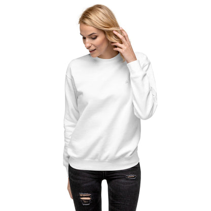 Black Women's Premium Cotton Sweatshirt by Women's Premium Cotton Sweatshirt sold by Jain Yoga